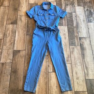 Haute Monde Blue Denim jumpsuit